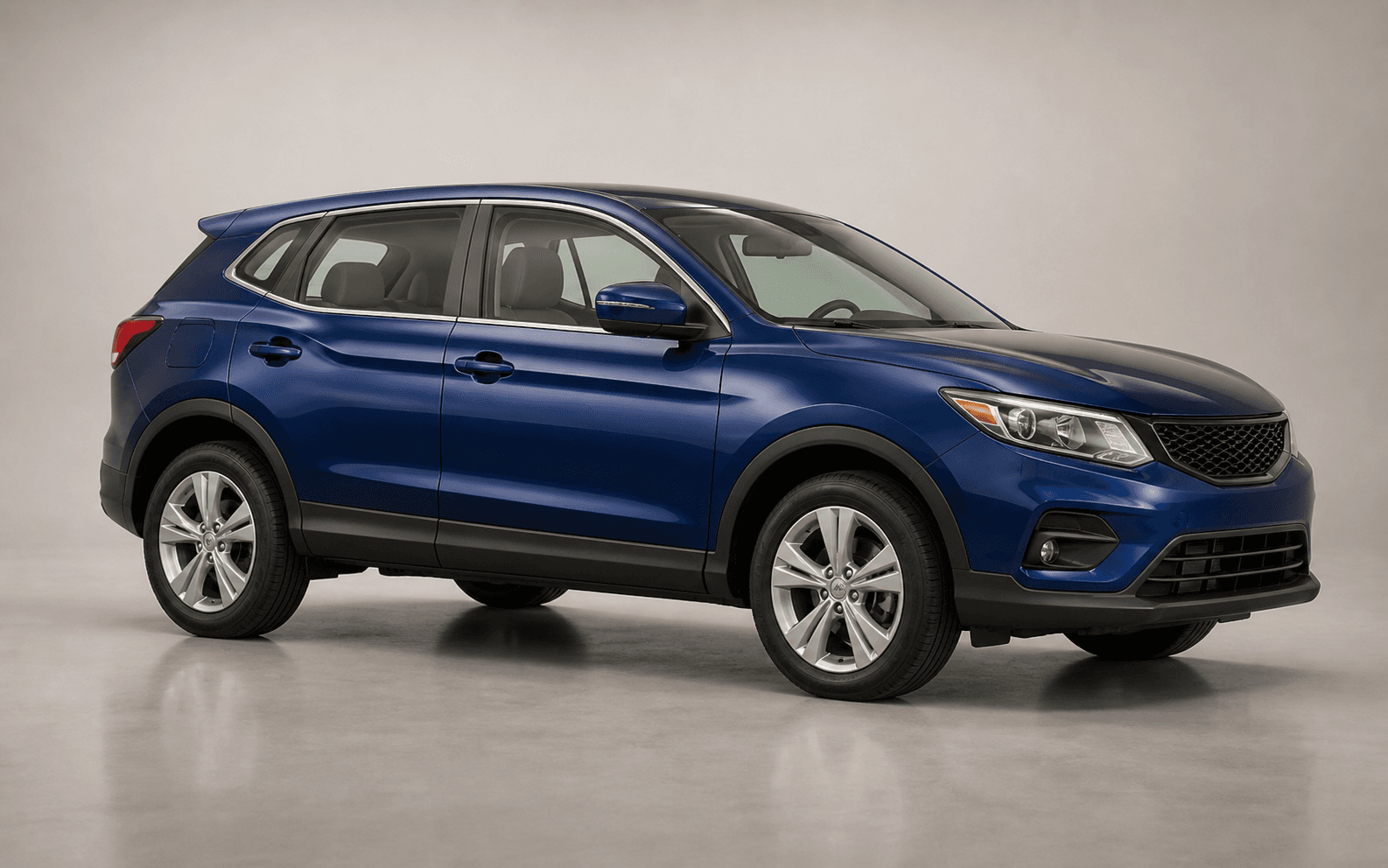 SUV azul disponível